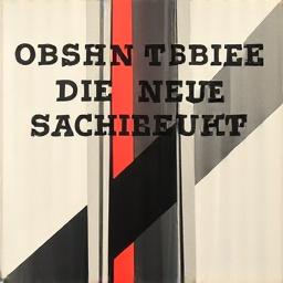 Bucheinband Die Neue Sachlichkeit